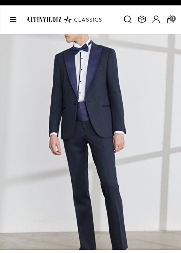 Erkek smokin takım elbise  - Görsel 3
