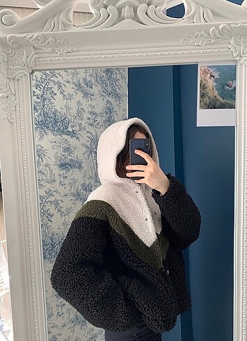 pull and bear kapsonlu suni kurk ceket