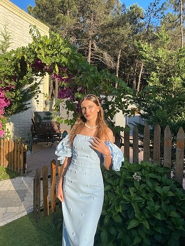 xs Beden Özel tasarım abiye elbise