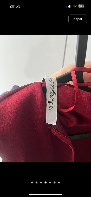 s Beden bordo Renk Bordo Night Zoom Halter Yaka Uzun Elbise Adl