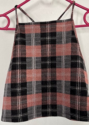 H&M Kareli kadın İnce Askılı Triko