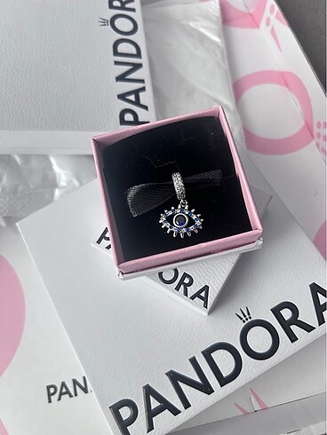 Pandora Pandora gümüş göz charm