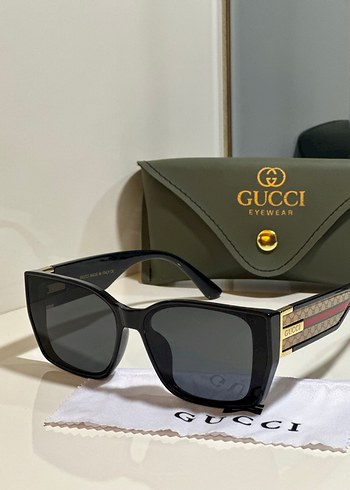 Siyah Gucci Kadın Gözlük, Tokalı - Görsel 3