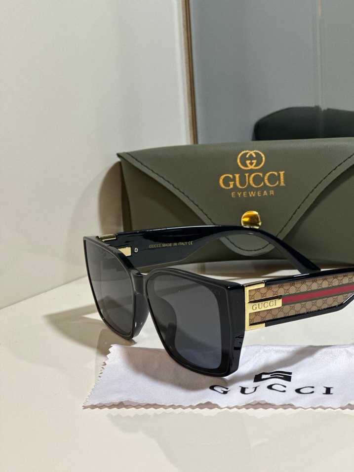 Siyah Gucci Kadın Gözlük, Tokalı - Görsel 2