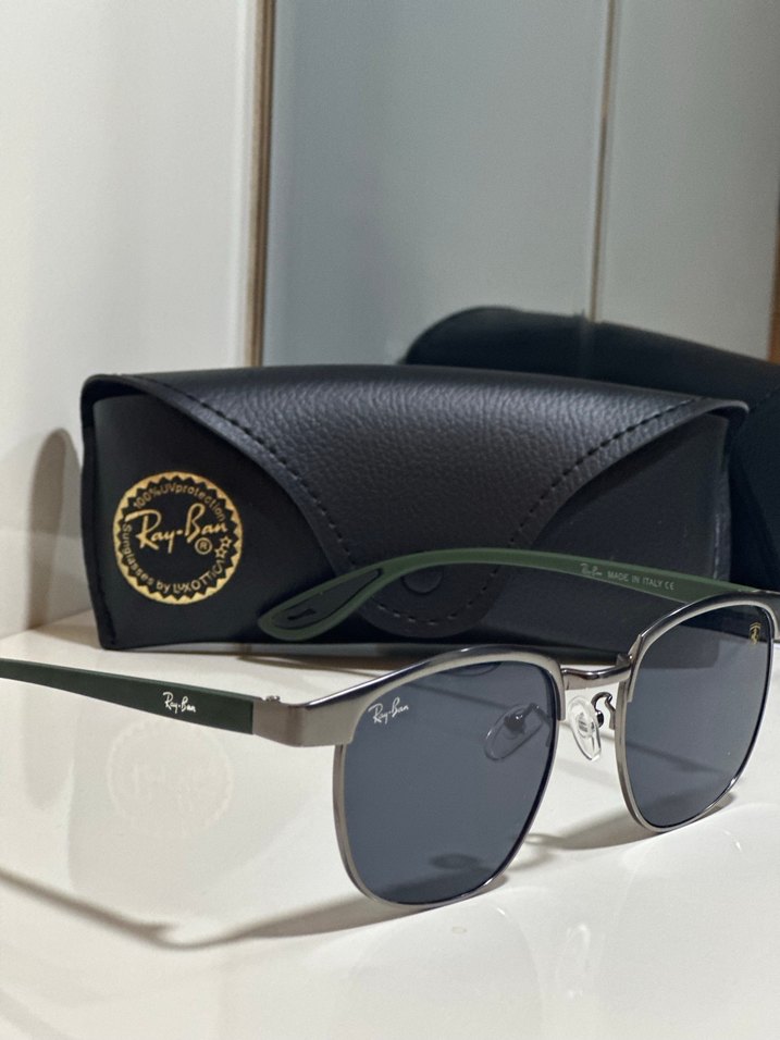 Ray-Ban Gri Klasik Erkek Güneş Gözlüğü - Görsel 2