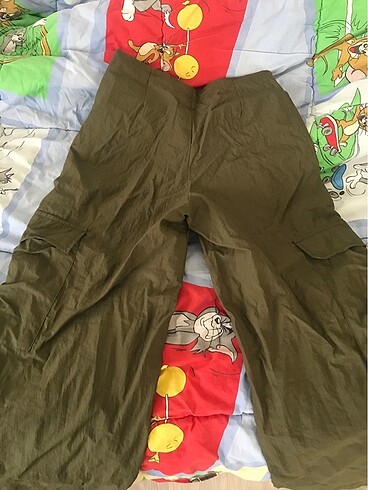 36 Beden yeşil Renk Paraşüt pantolon