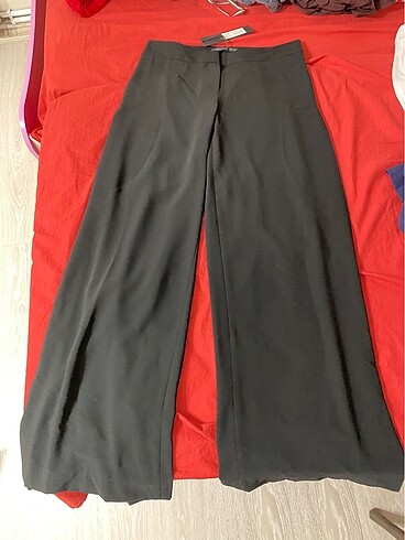 siyah bol kumas pant
