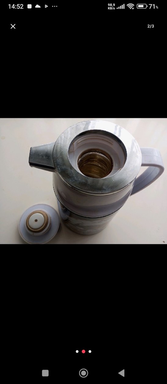 Gri  Termos Şişesi - Görsel 2