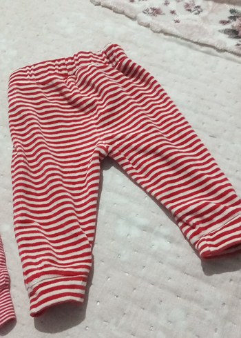 Uzun Kollu Kırmızı Örgü Bebek Zıbını. - Görsel 4