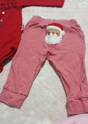 Uzun Kollu Kırmızı Örgü Bebek Zıbını. - Görsel 3