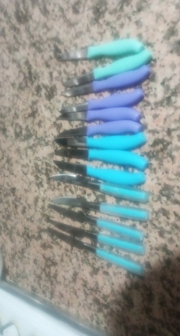 Çok Renkli Meyve Bıçağı Seti - Görsel 2