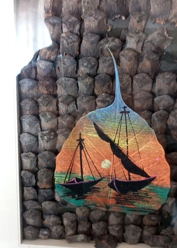 Koyu Tonlarda Tekne Temalı Tablo 'çerçeve olarak satiyorum - Görsel 2