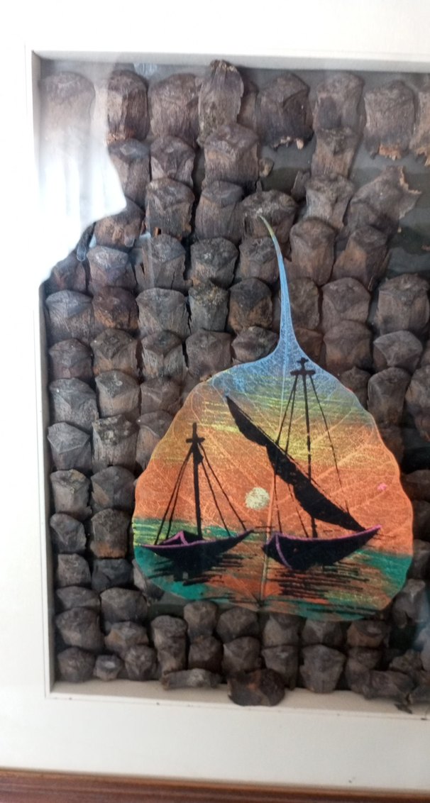 Koyu Tonlarda Tekne Temalı Tablo 'çerçeve olarak satiyorum - Görsel 2