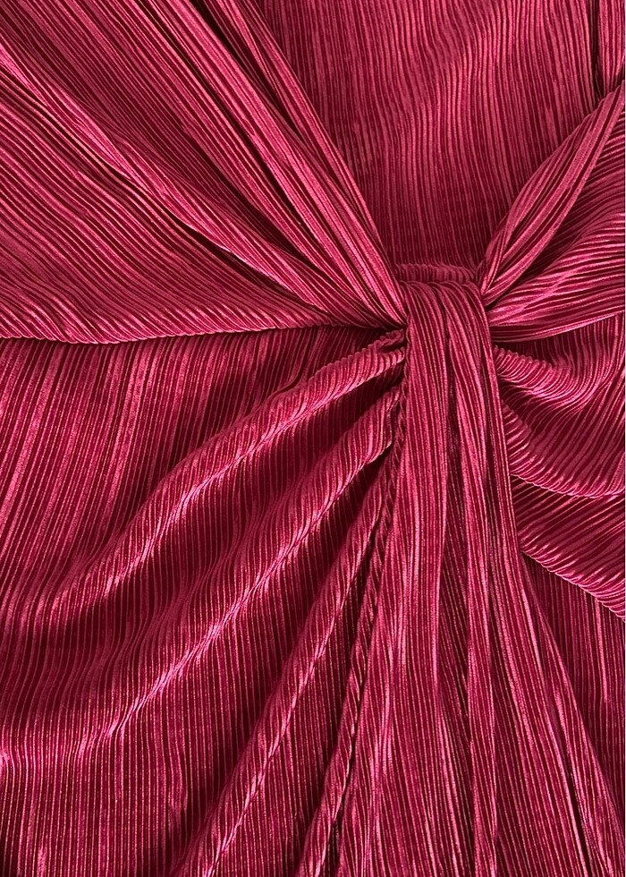 Tek omuz kruvaze elbise - Görsel 3