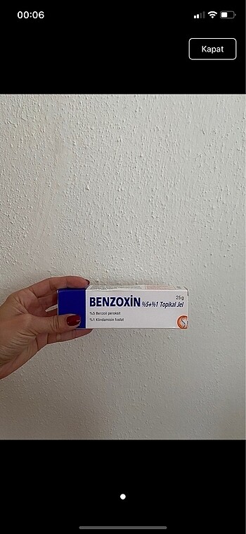 Benzoxin krem
