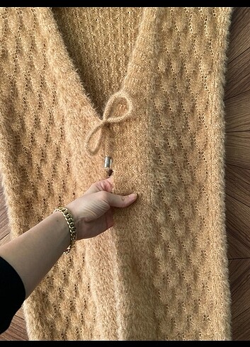 Tasarımcı Camel (kahverengi)renk yelek