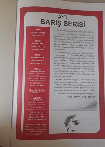 Türev Matematik Fasikülleri Soru Bankası