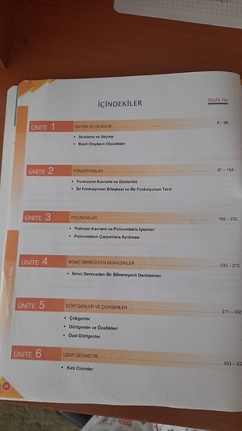  Beden Palme Yayınları 10.sınıf matematik test kitabı 