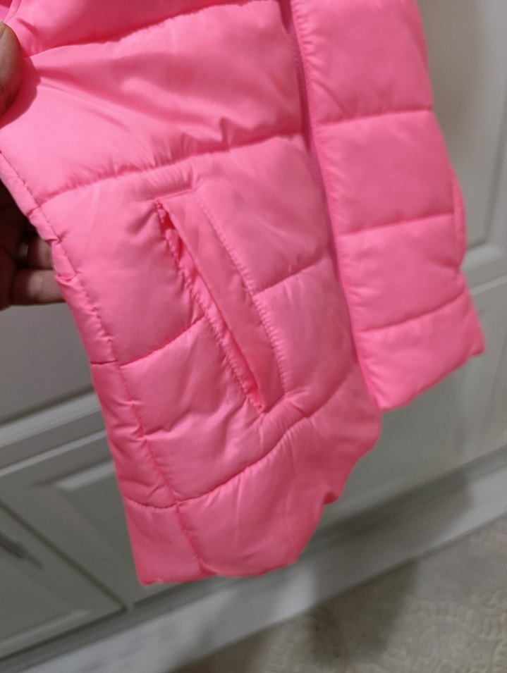 LCW 9-10 yaş Kız Çocuk Kapüşonlu Pembe Şişme Yelek - Görsel 2