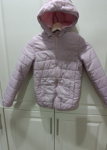 LCW 9-10 yaş Kız Çocuk Kapüşonlu mont. içi polar - Görsel 2