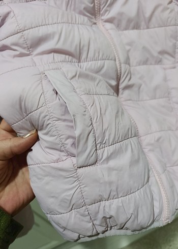 LCW 9-10 yaş Kız Çocuk Kapüşonlu mont. içi polar - Görsel 3