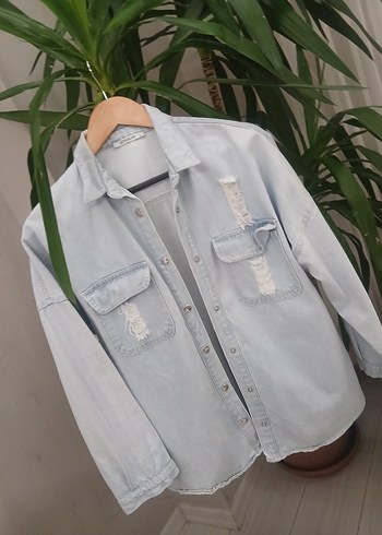 Mavi Jeans Düğmeli Mavi Kadın kot Ceket