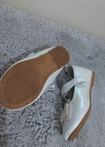 Kız Çocuk Beyaz Tokalı Babet - Görsel 5