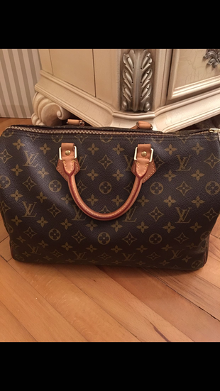 35 Beden kahverengi Renk LOUIS VUITTON Speedy 35 