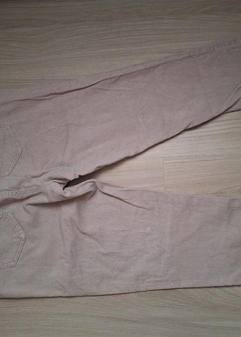 36 Beden Kadın Bej Rahat Kesim Pantolon