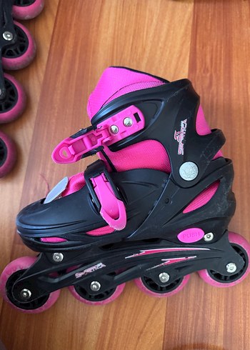 Pembe Lastik Motosiklet Diz Koruyucu Velcro - Görsel 6