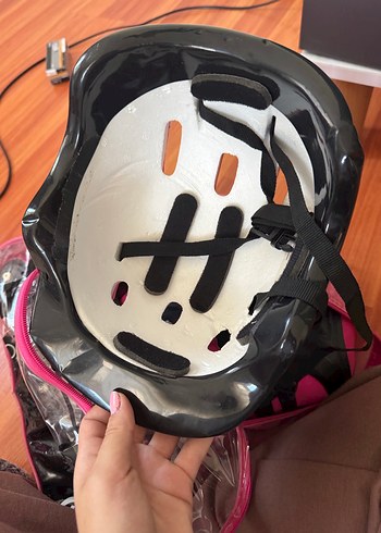 Pembe Lastik Motosiklet Diz Koruyucu Velcro - Görsel 9