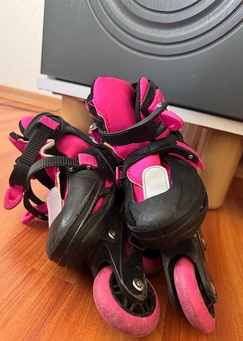 Pembe Lastik Motosiklet Diz Koruyucu Velcro - Görsel 5