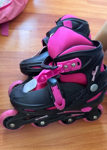 Pembe Lastik Motosiklet Diz Koruyucu Velcro - Görsel 7