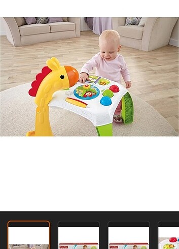 Fisher Price zürafa oyun masası 