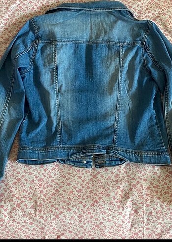 LC Waikiki Kadın Mavi Düğmeli Denim Ceket