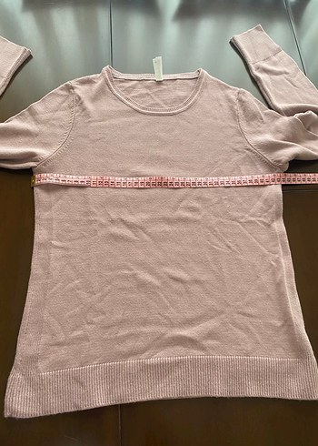 kadın basic pembe triko defacto kazak - Görsel 5