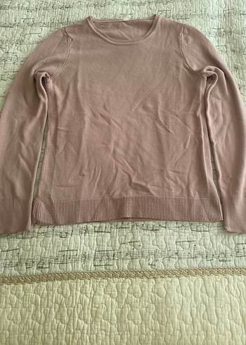 kadın basic pembe triko defacto kazak - Görsel 2