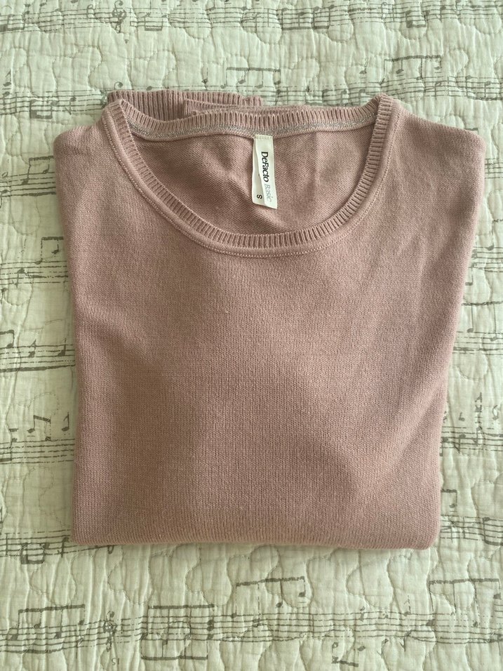 kadın basic pembe triko defacto kazak - Görsel 3