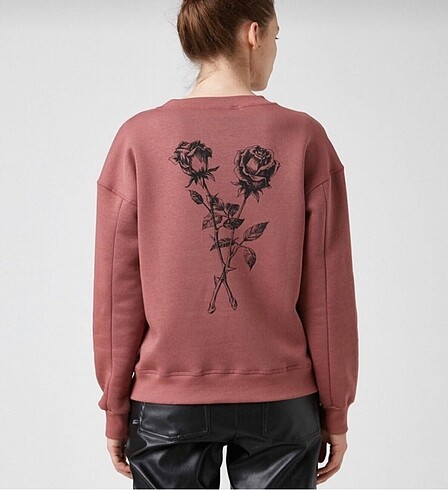 Koton pembe sweatshirt