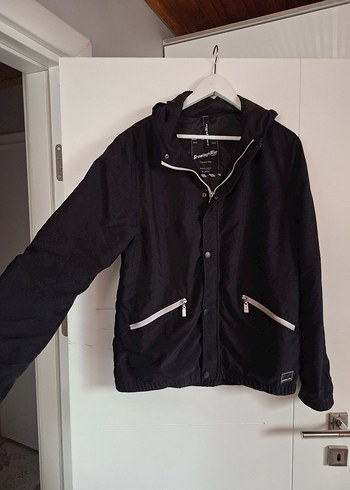 xl Beden Siyah Fermuarlı Erkek Street Wear Ceket