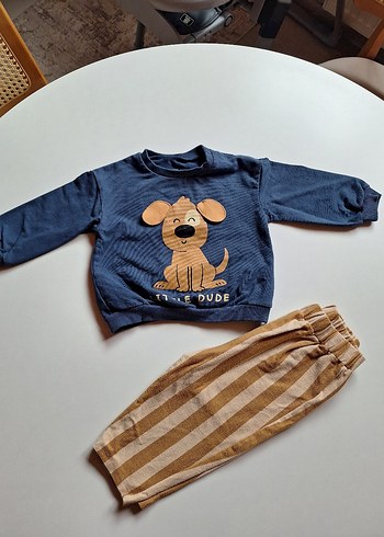 Uzun Kollu Bebek Erkek Takımı - Görsel 2