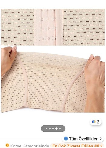 Ten Rengi Dikişsiz  Korse - Görsel 2