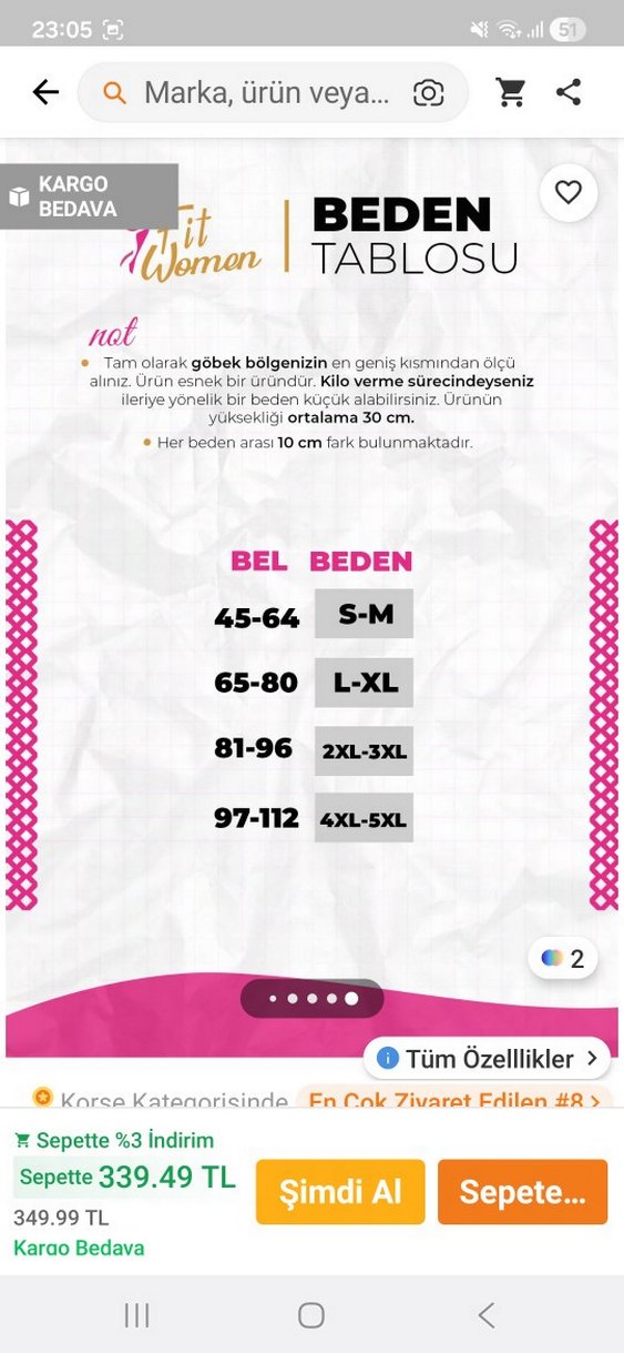 Ten Rengi Dikişsiz  Korse - Görsel 3