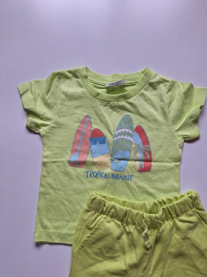 Bebek Erkek Renkli Kısa Kollu Takım - Görsel 3