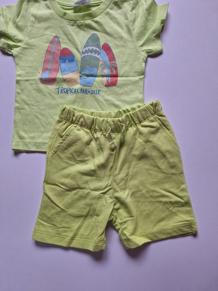 Bebek Erkek Renkli Kısa Kollu Takım - Görsel 4