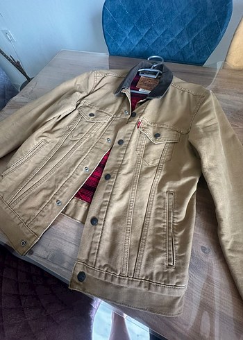 Levis Bej Denim Ceket