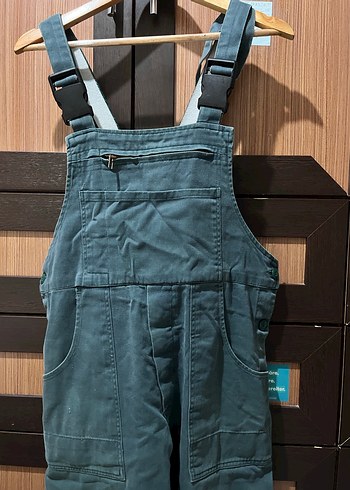 Kadın petrol yeşili Vintage Tulum - Görsel 2