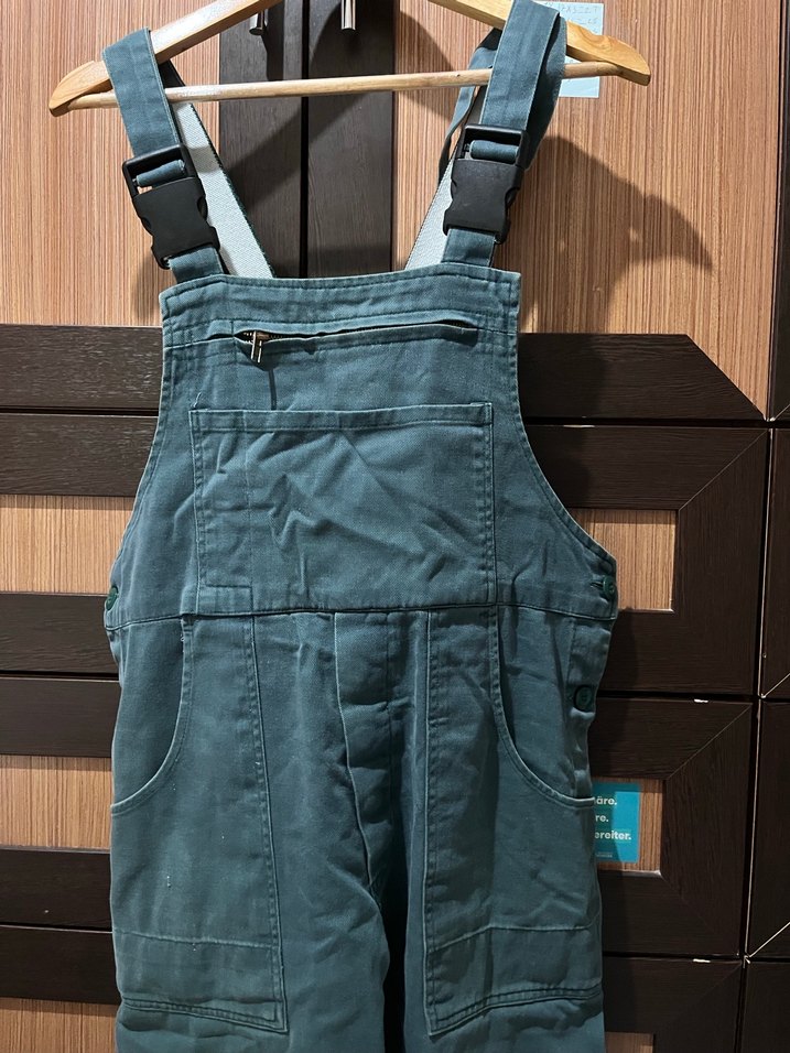 Kadın petrol yeşili Vintage Tulum - Görsel 2