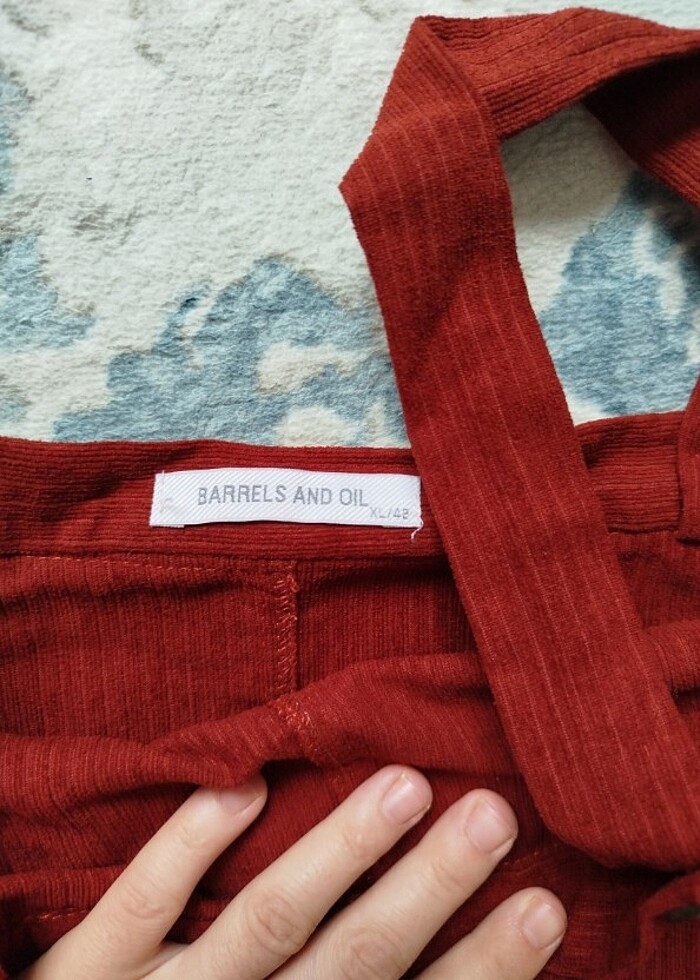 Kadife Jean Salopet - Görsel 2