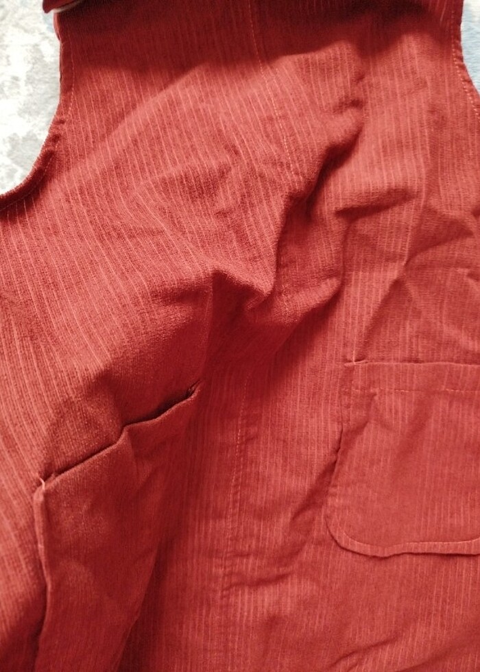 Kadife Jean Salopet - Görsel 3